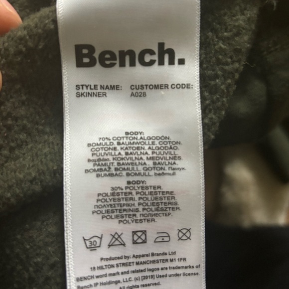 Men’s Bench deep green sweater size S EUC - Picture 4 of 4